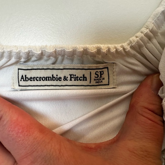 White Abercrombie maxi dress - Picture 3 of 10